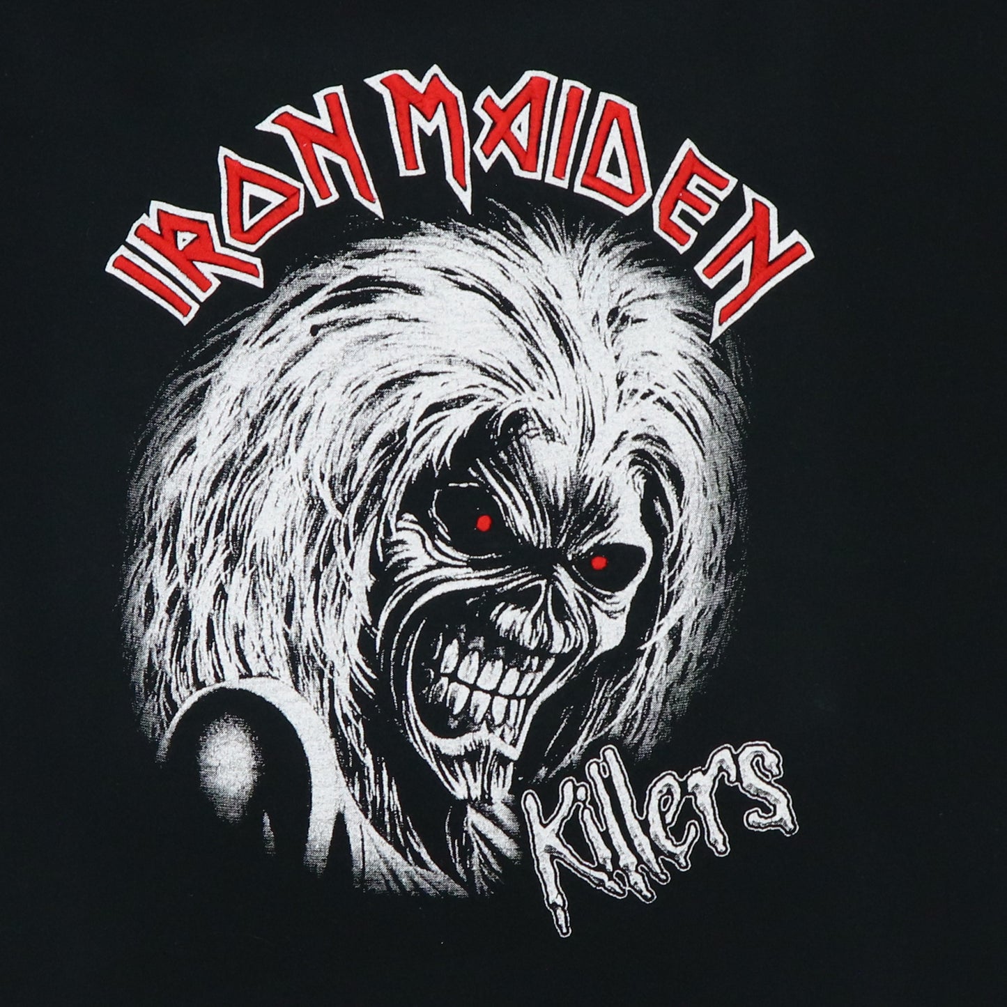1990s Iron Maiden Killers Resurrection Shirt Detail