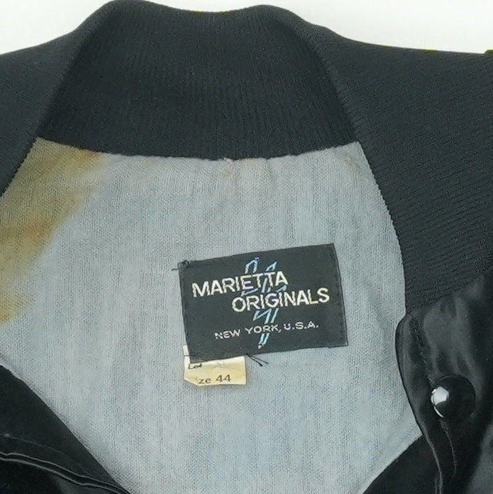 1980s The Doors Satin Jacket Detail