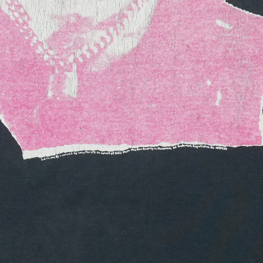 1990s Sid Vicious Don't Alive Shirt Detail