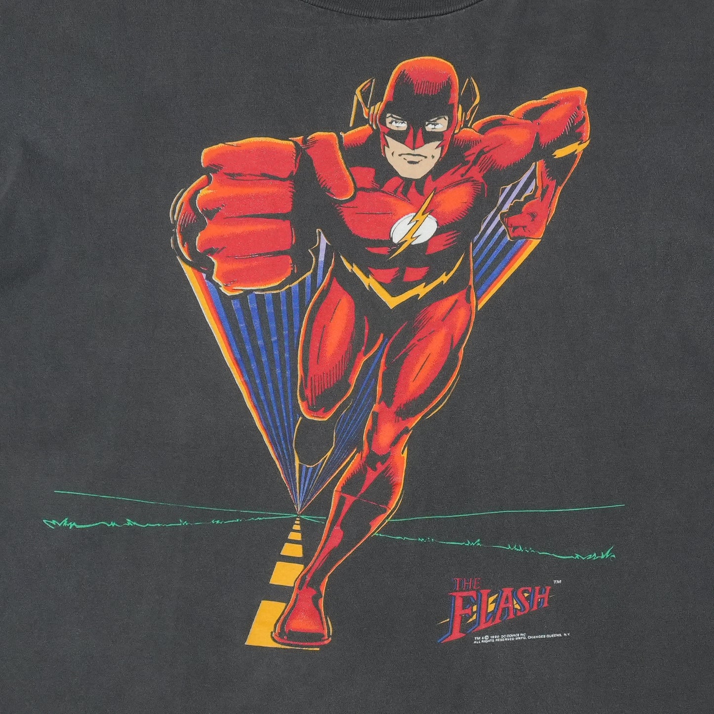 1990 Flash DC Comics Shirt Detail