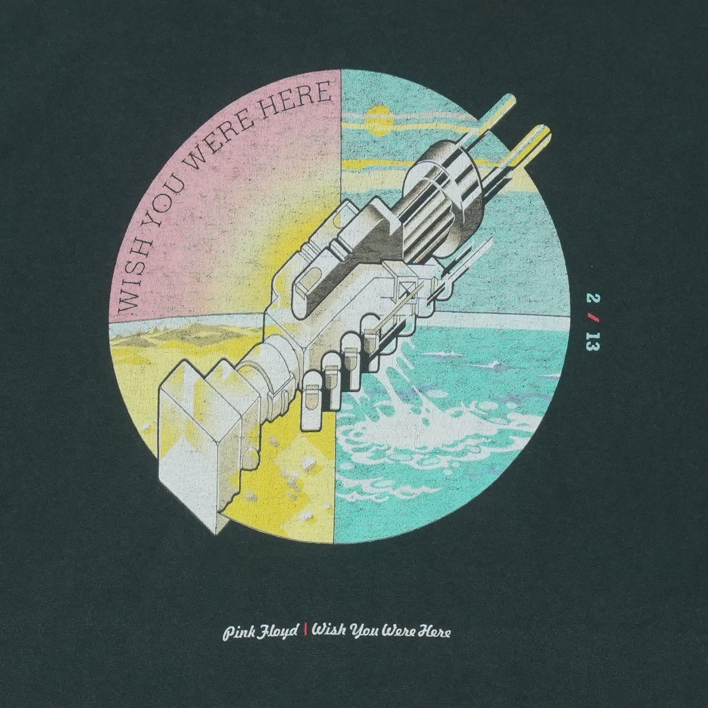 1998 Pink Floyd Wish You Were Here Shirt Detail