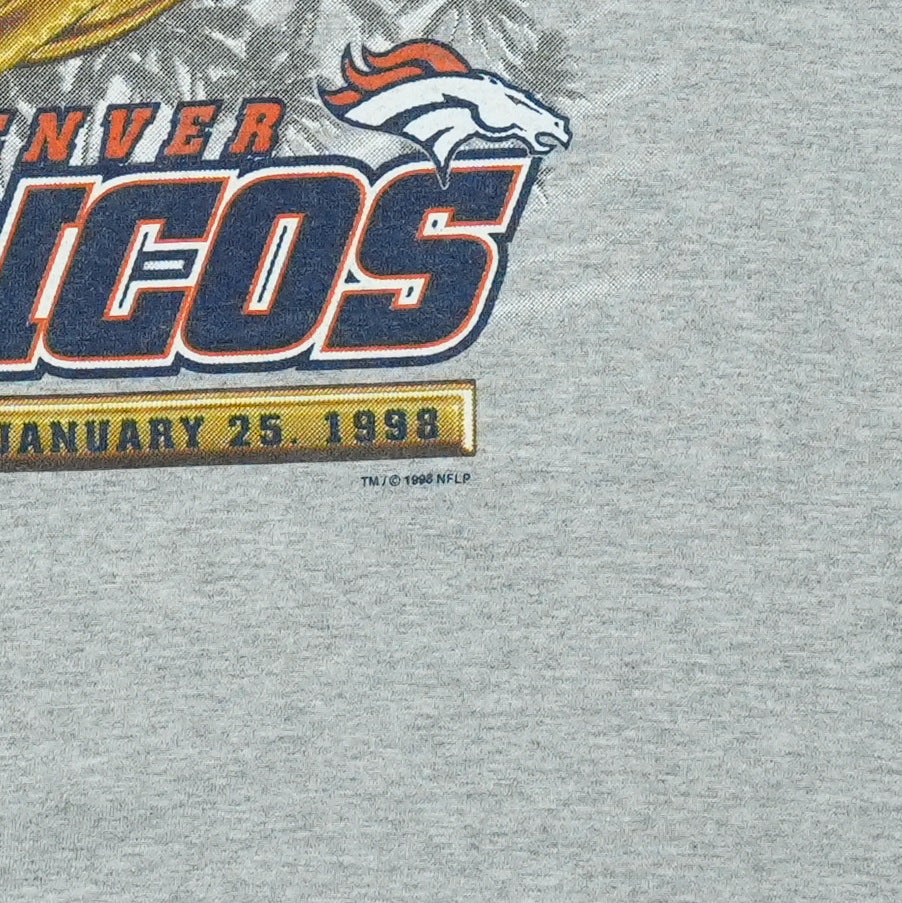 1998 Denver Broncos Super Bowl Champions Shirt Detail