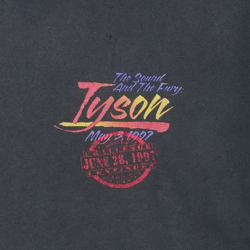 1997 Mike Tyson Holyfield Shirt Detail