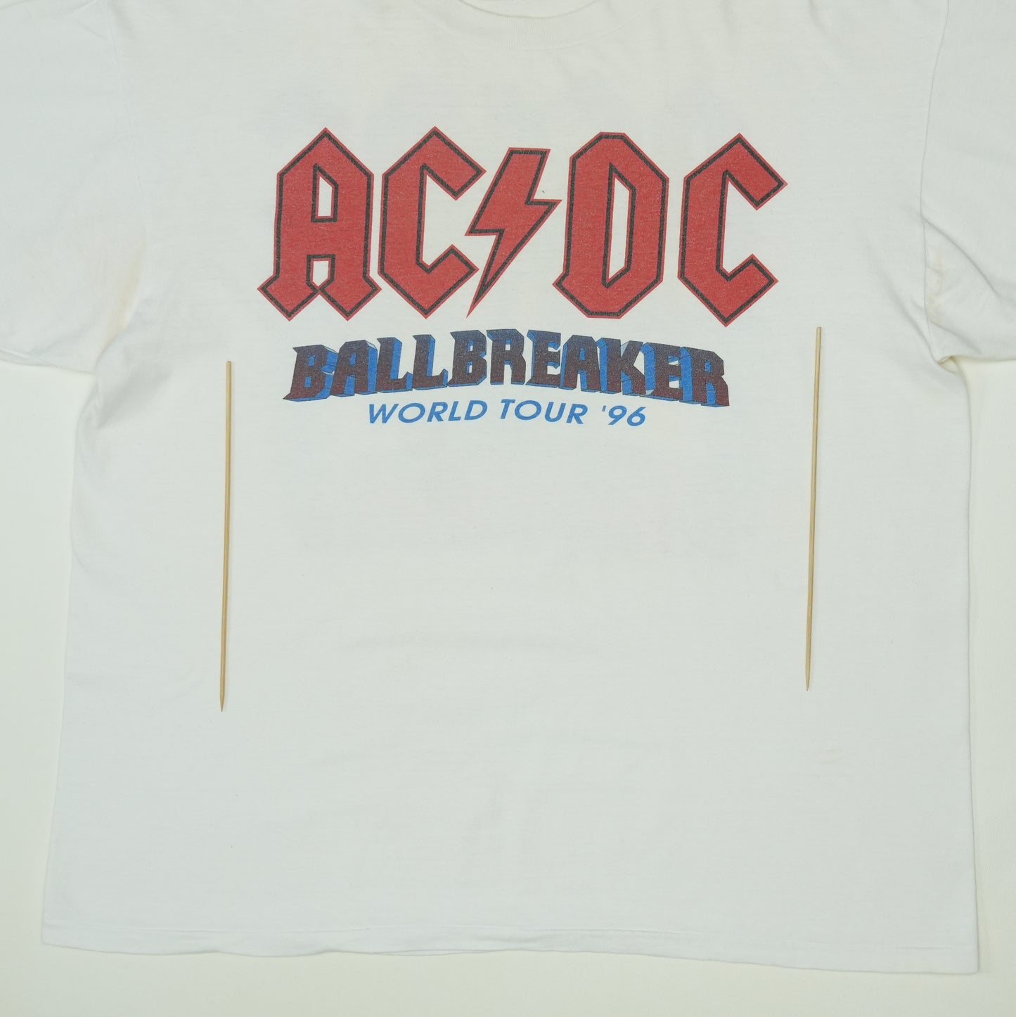 1996 ACDC Ballbreaker Tour Shirt Detail