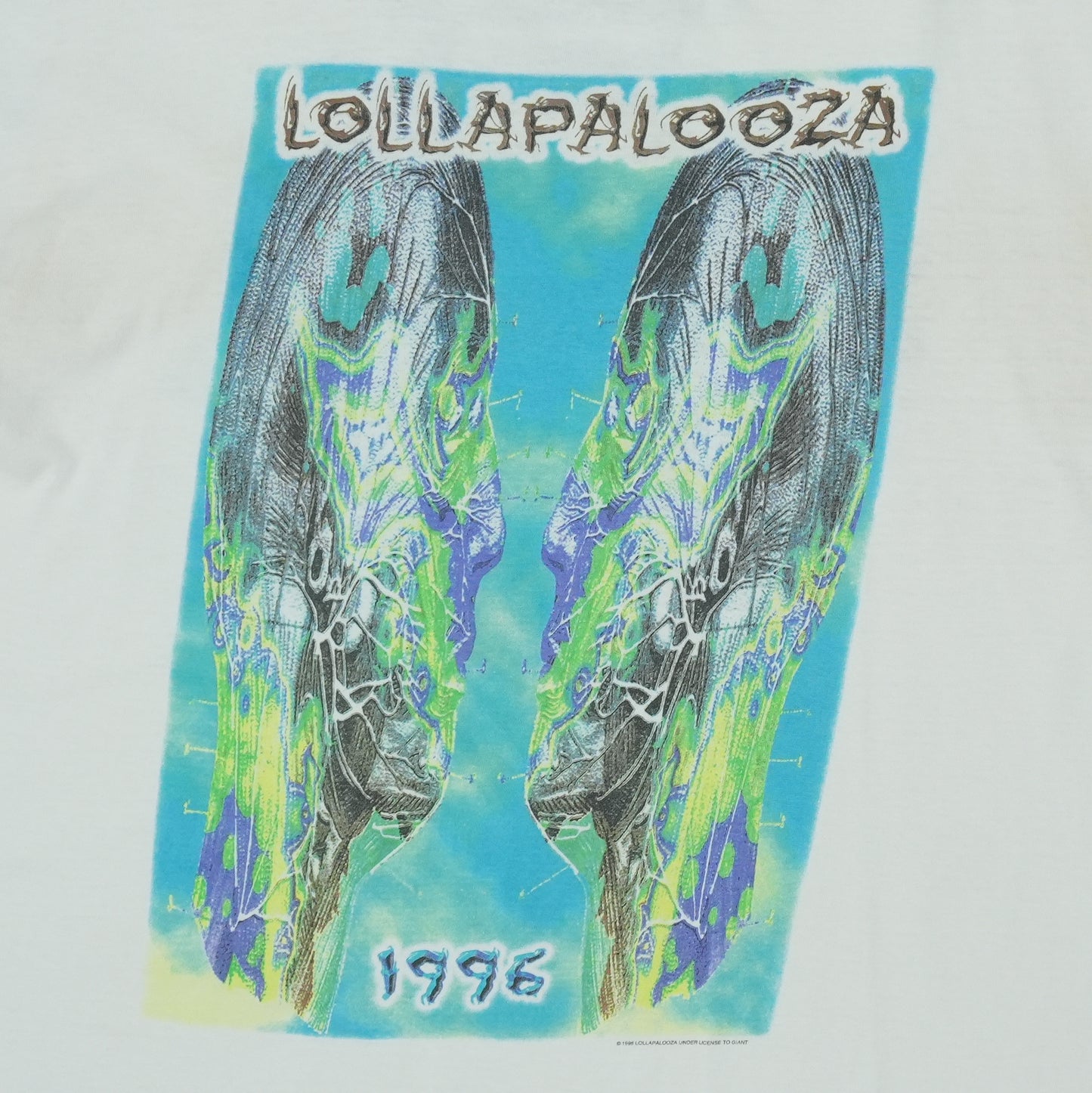1996 Lollapalooza Tour Shirt Detail