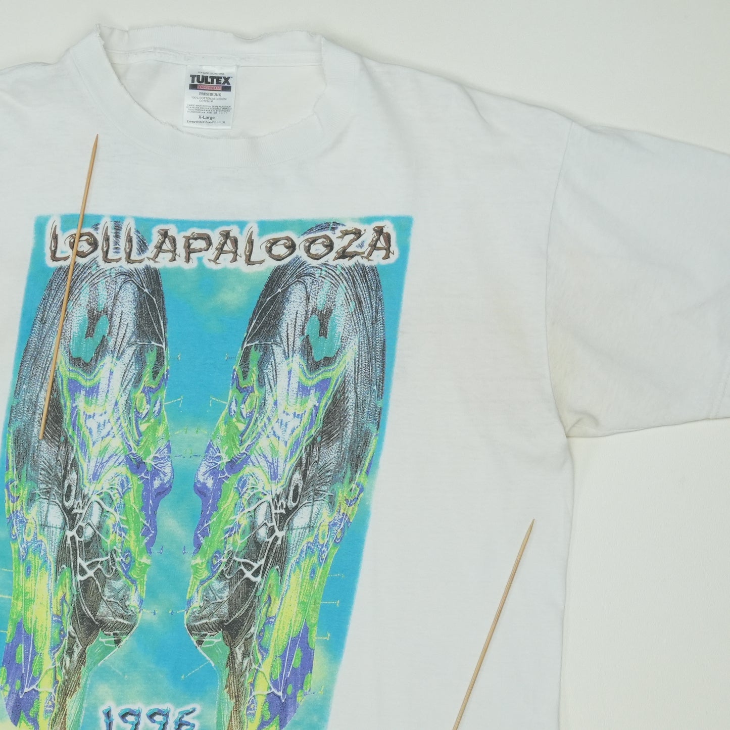 1996 Lollapalooza Tour Shirt Detail