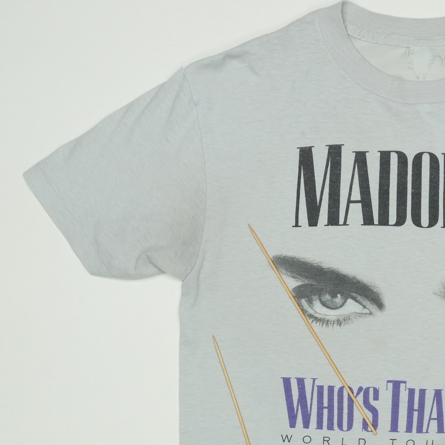 1987 Madonna Who's That Girl Shirt Detail