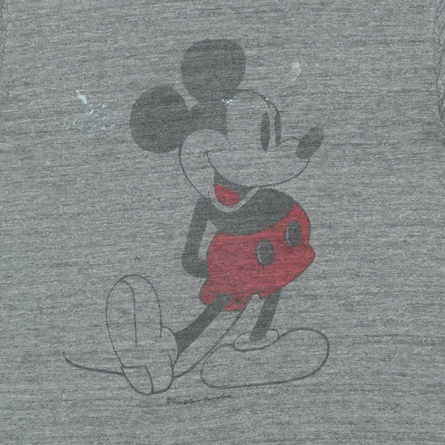 1980s Mickey Mouse Disney Shirt Detail