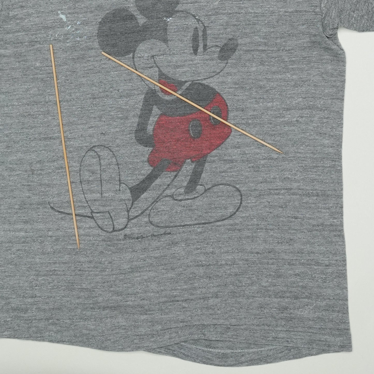 1980s Mickey Mouse Disney Shirt Detail