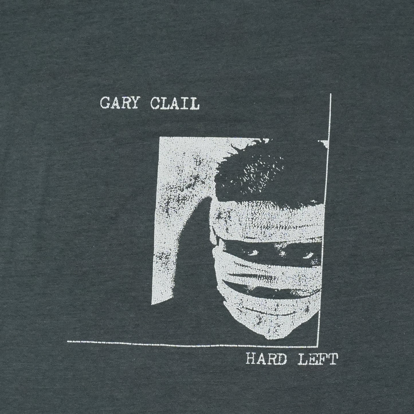 1980s Tackhead Reality Hard Left Shirt Detail