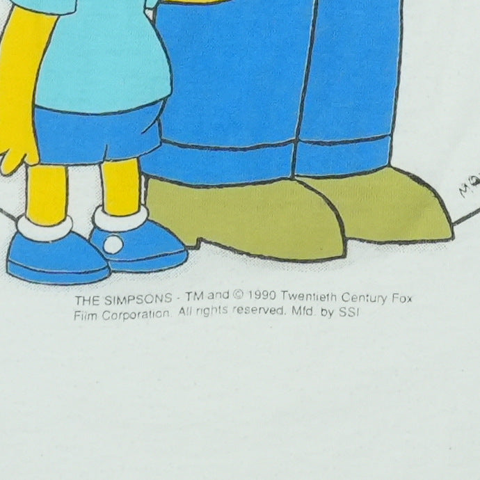 1990 The Simpsons Homer Bart Father Son Shirt