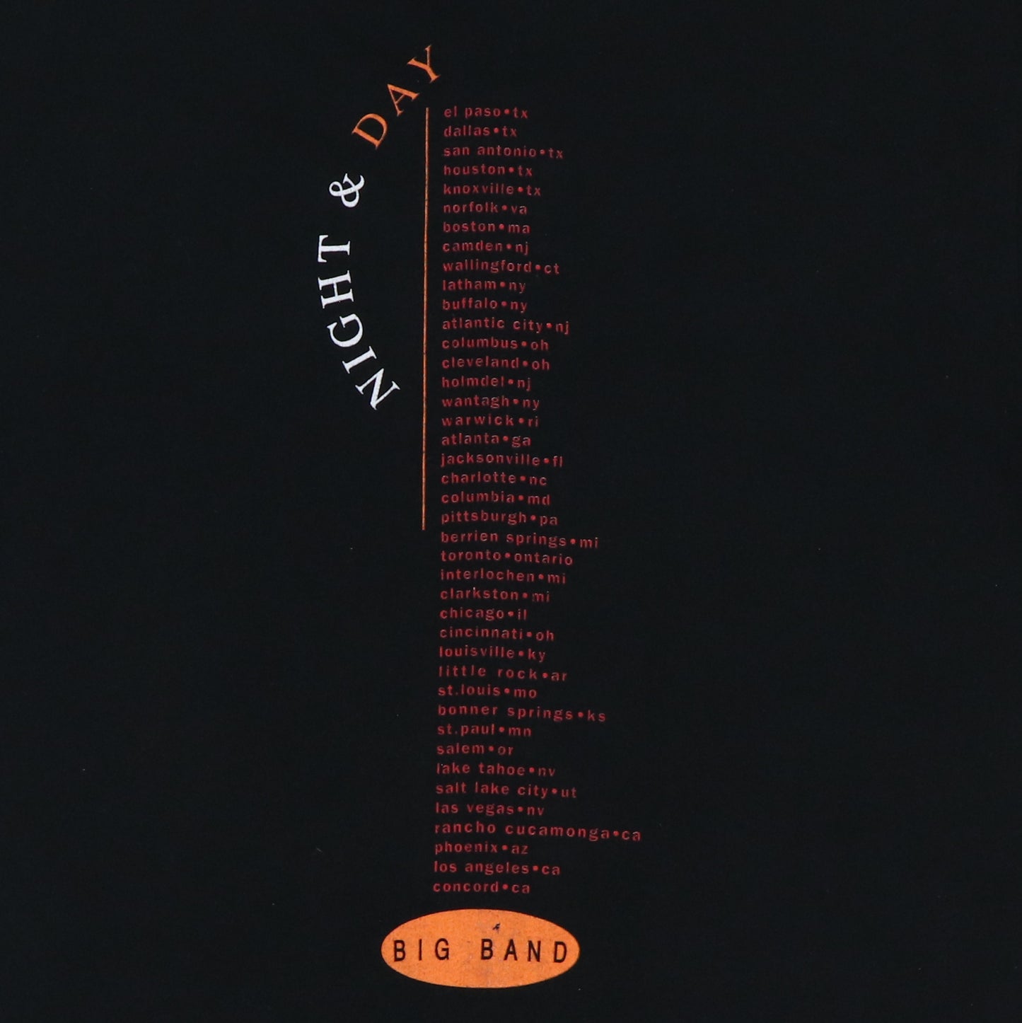 1995 Chicago Night And Day Shirt