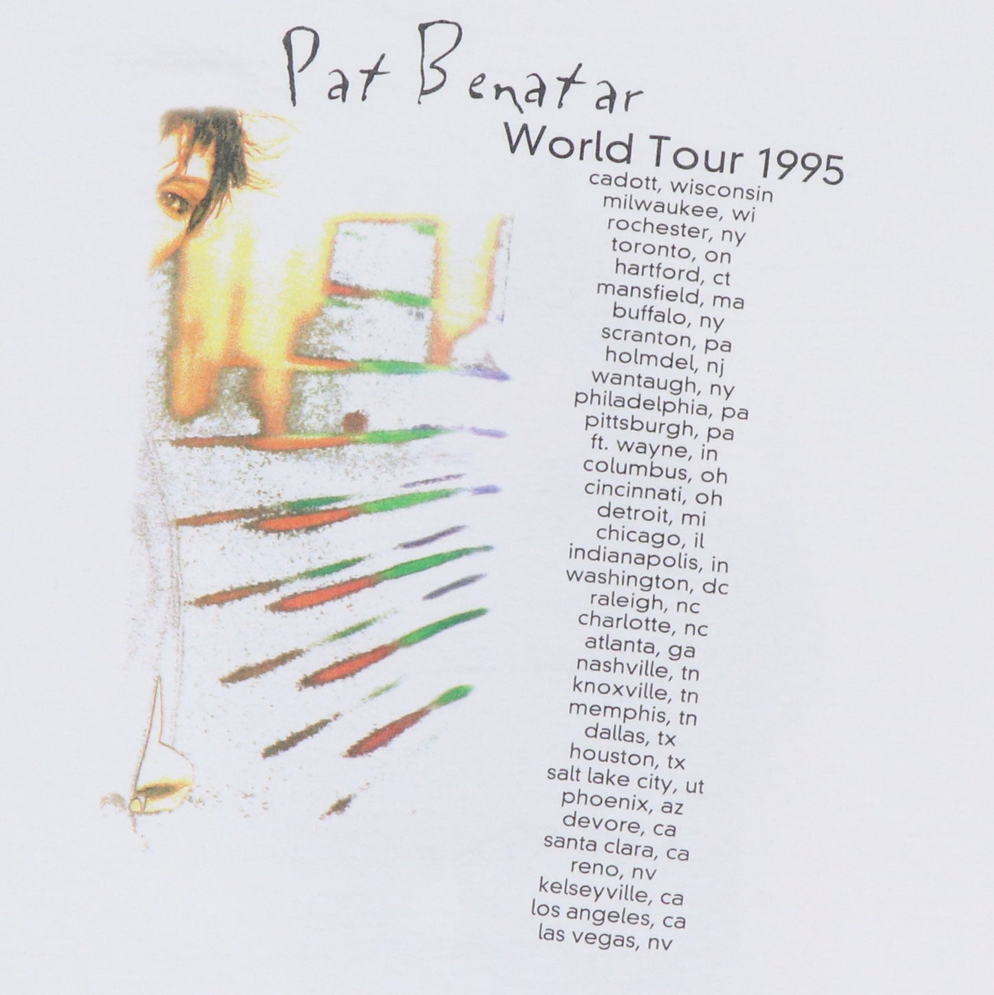 1995 Pat Benatar Tour Shirt
