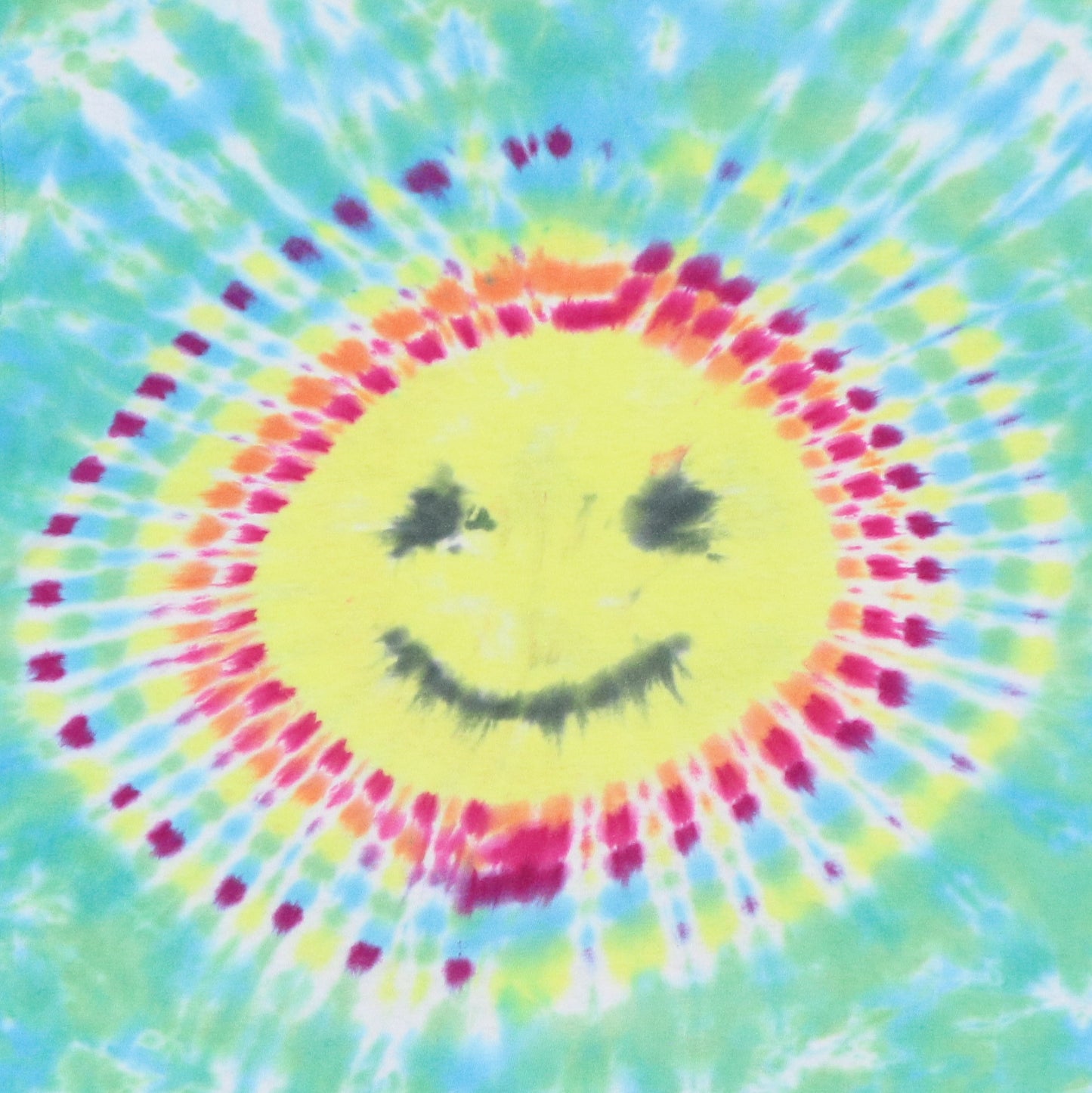 1980s Smiley Tie Dye Shirt