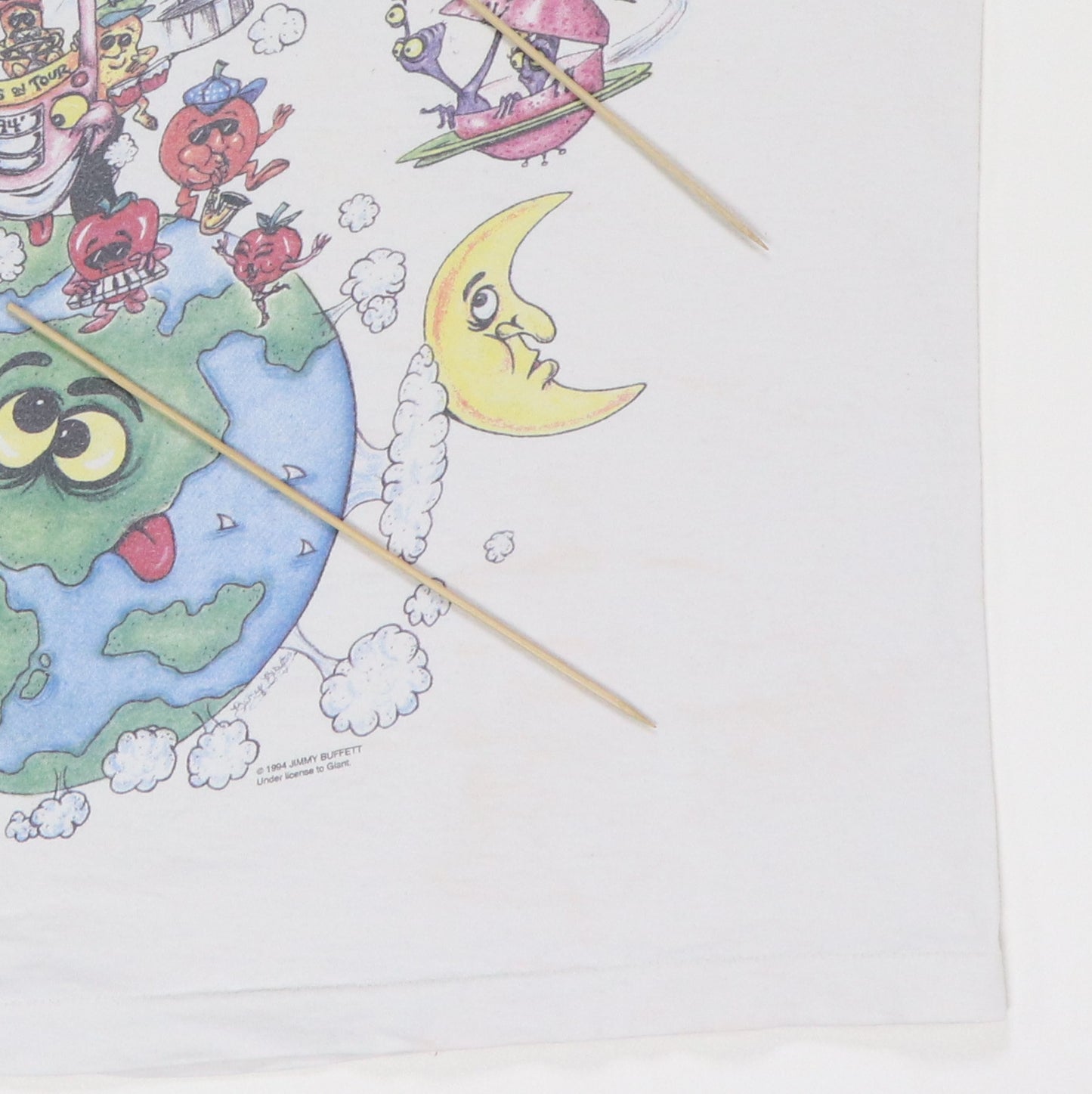 1994 Jimmy Buffet Fruitcakes On Tour Shirt