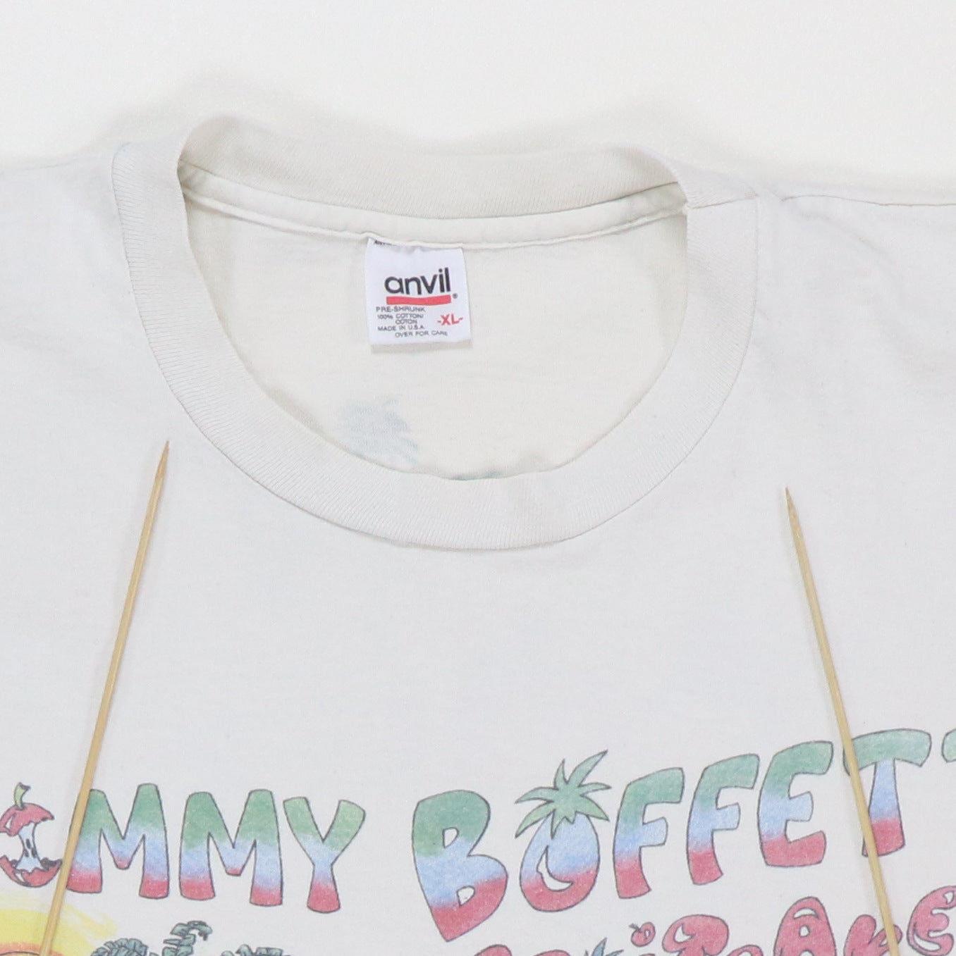 1994 Jimmy Buffet Fruitcakes On Tour Shirt