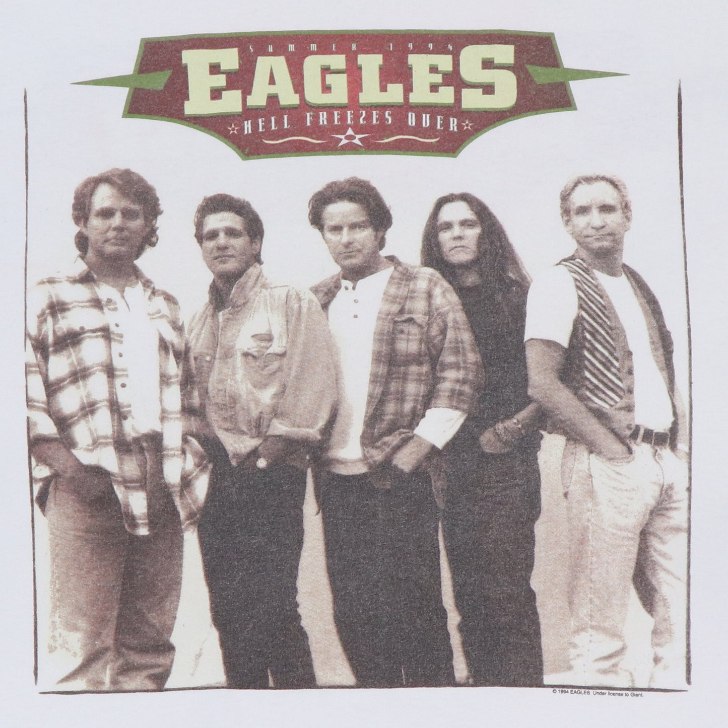 1994 Eagles Hell Freezes Over Tour Shirt