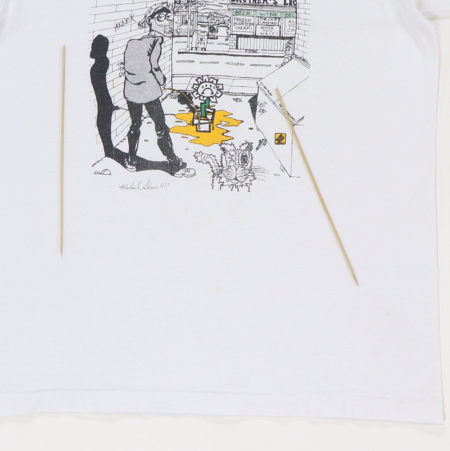 1993 Green Day Piss Flower Shirt