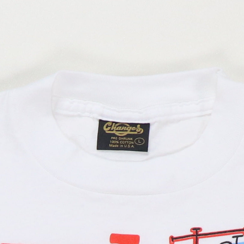 1992 Ren & Stimpy Don't Touch That Dial Shirt