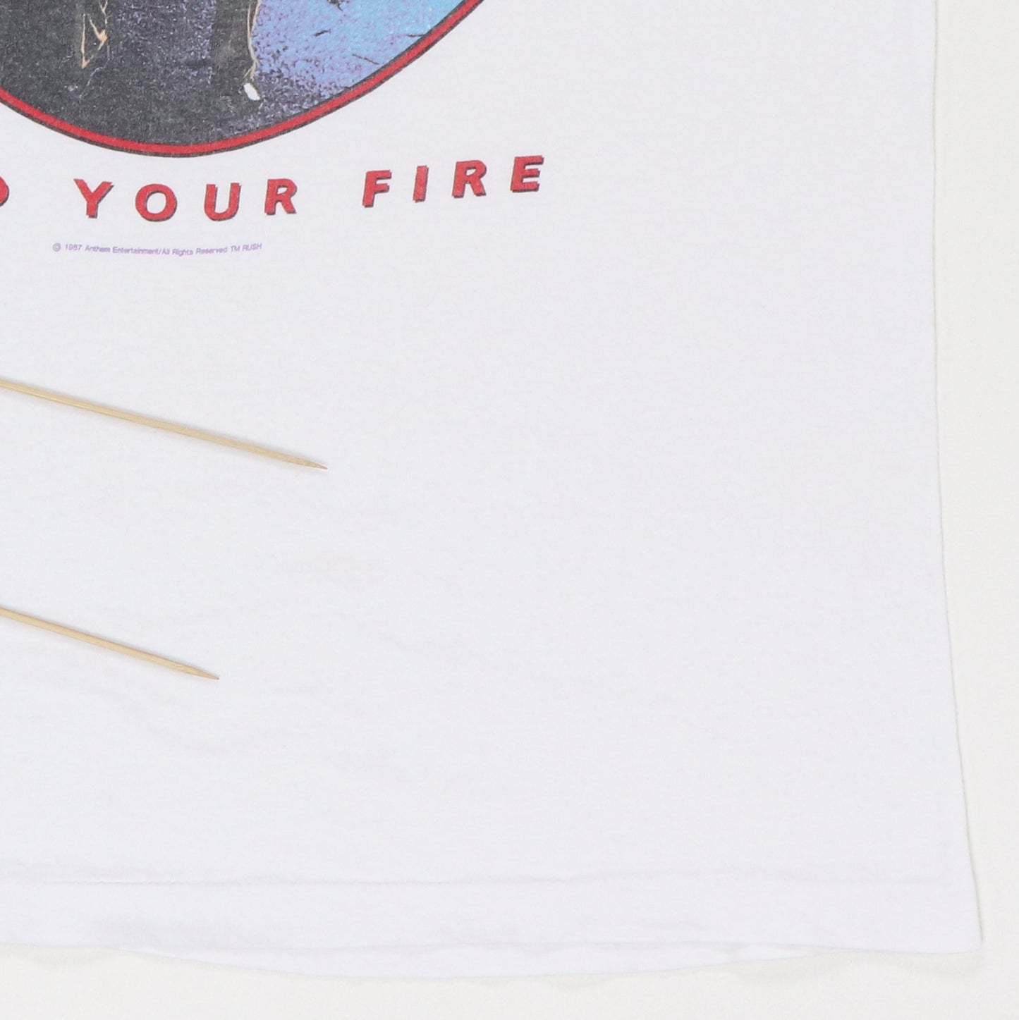 1987 Rush Hold Your Fire Tour Shirt