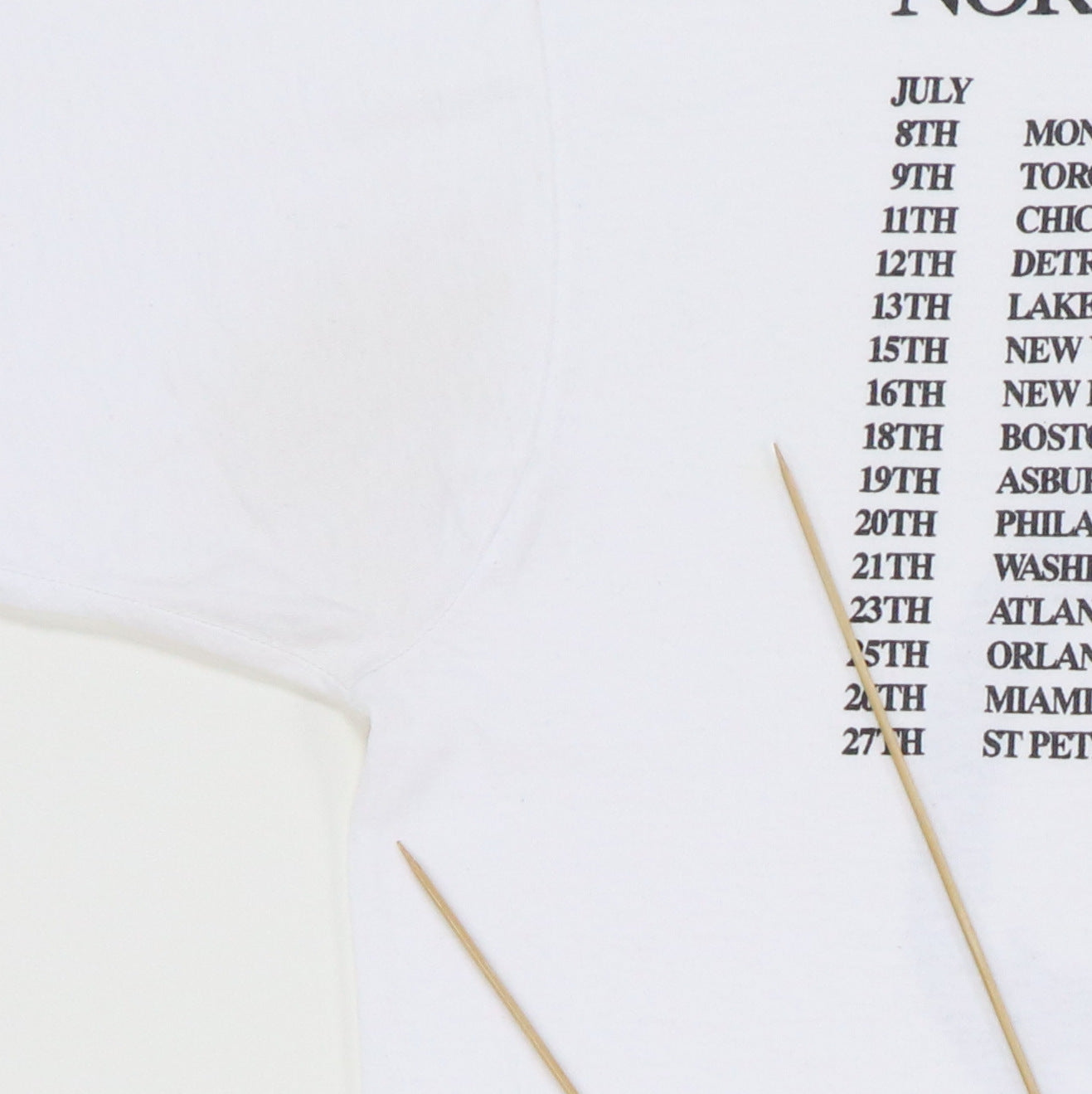 1991 EMF Schubert Dip Tour Shirt