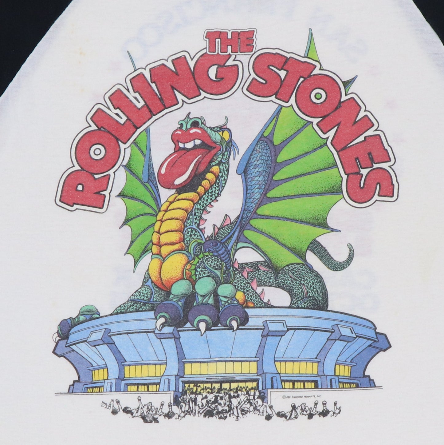 1981 Rolling Stones Tour Jersey Shirt