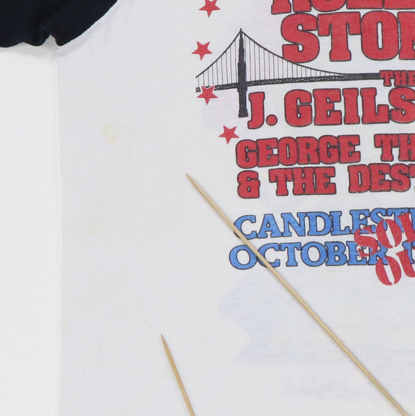 1981 Rolling Stones Tour Jersey Shirt