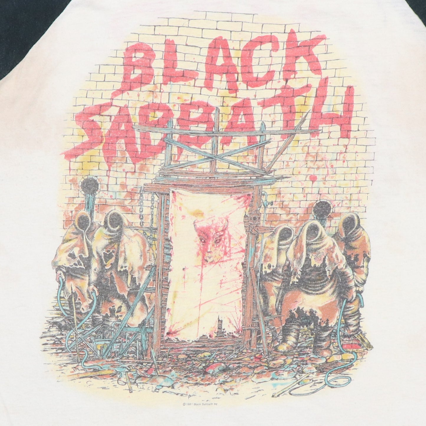 1981 Black Sabbath Mob Rules Tour Jersey Shirt