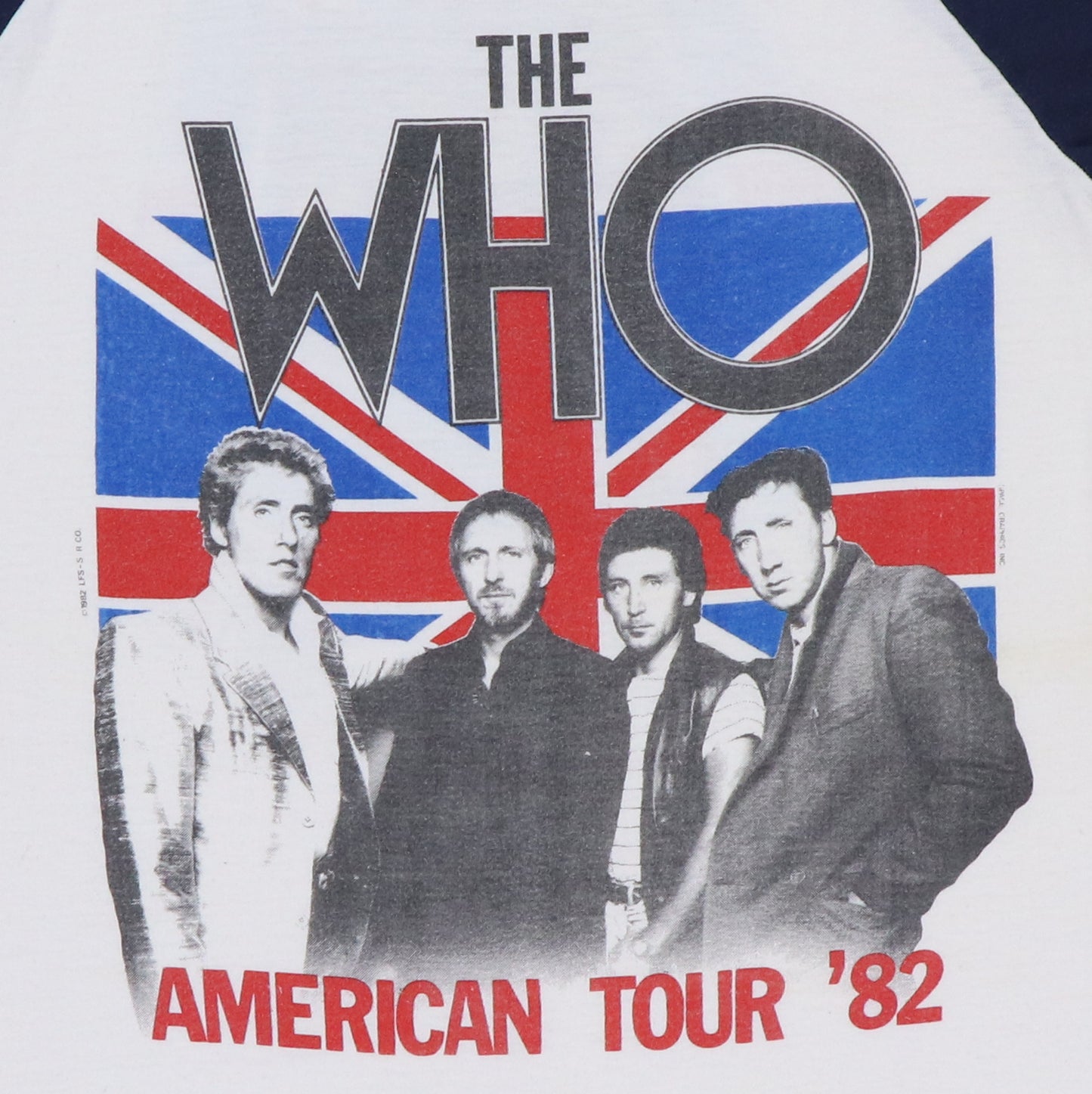 1982 The Who American Tour Jersey Shirt
