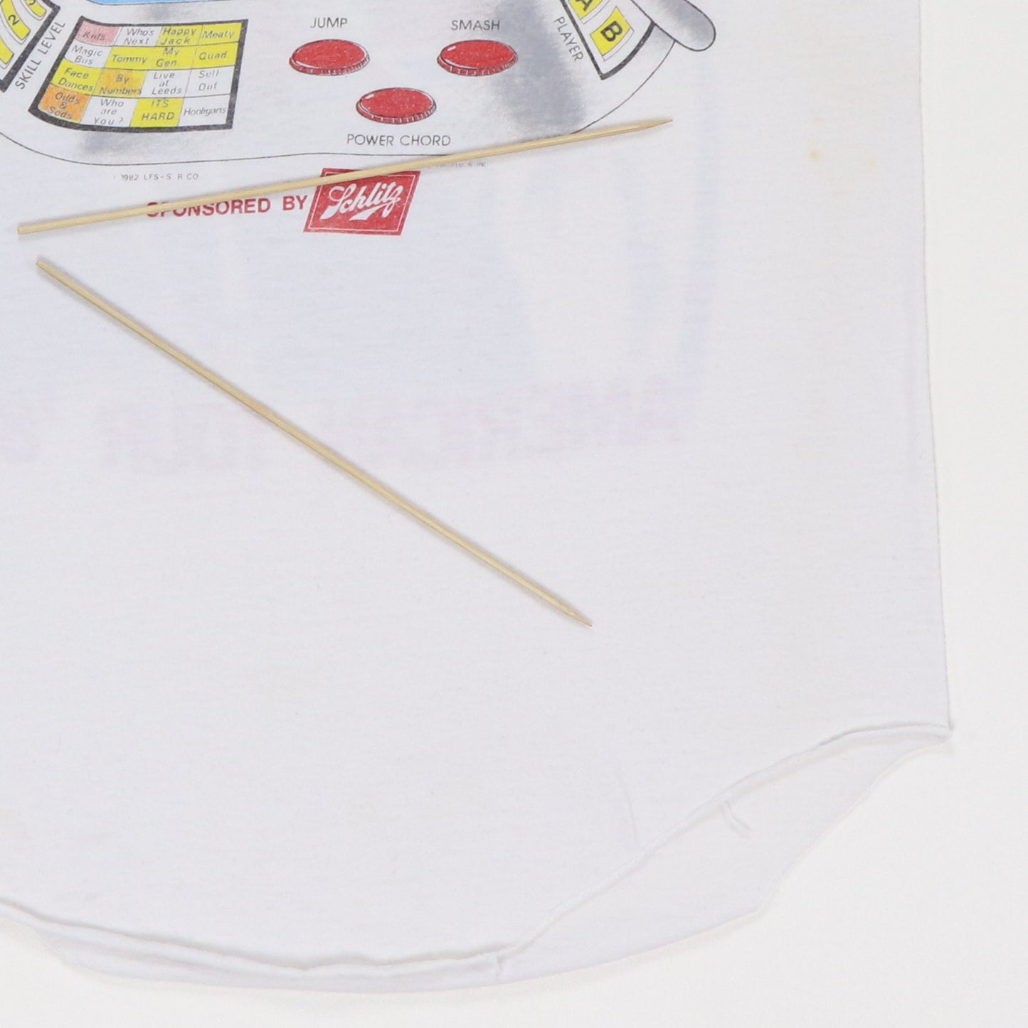 1982 The Who American Tour Jersey Shirt