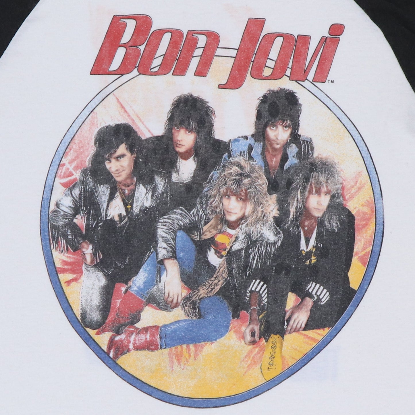 1987 Bon Jovi Slippery When Wet Tour Jersey Shirt