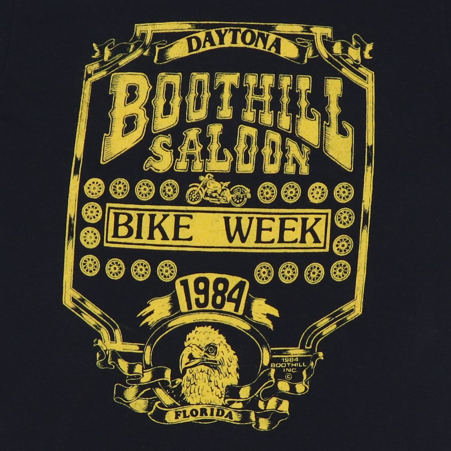 1984 Boothill Saloon Daytona Bike Week Shirt