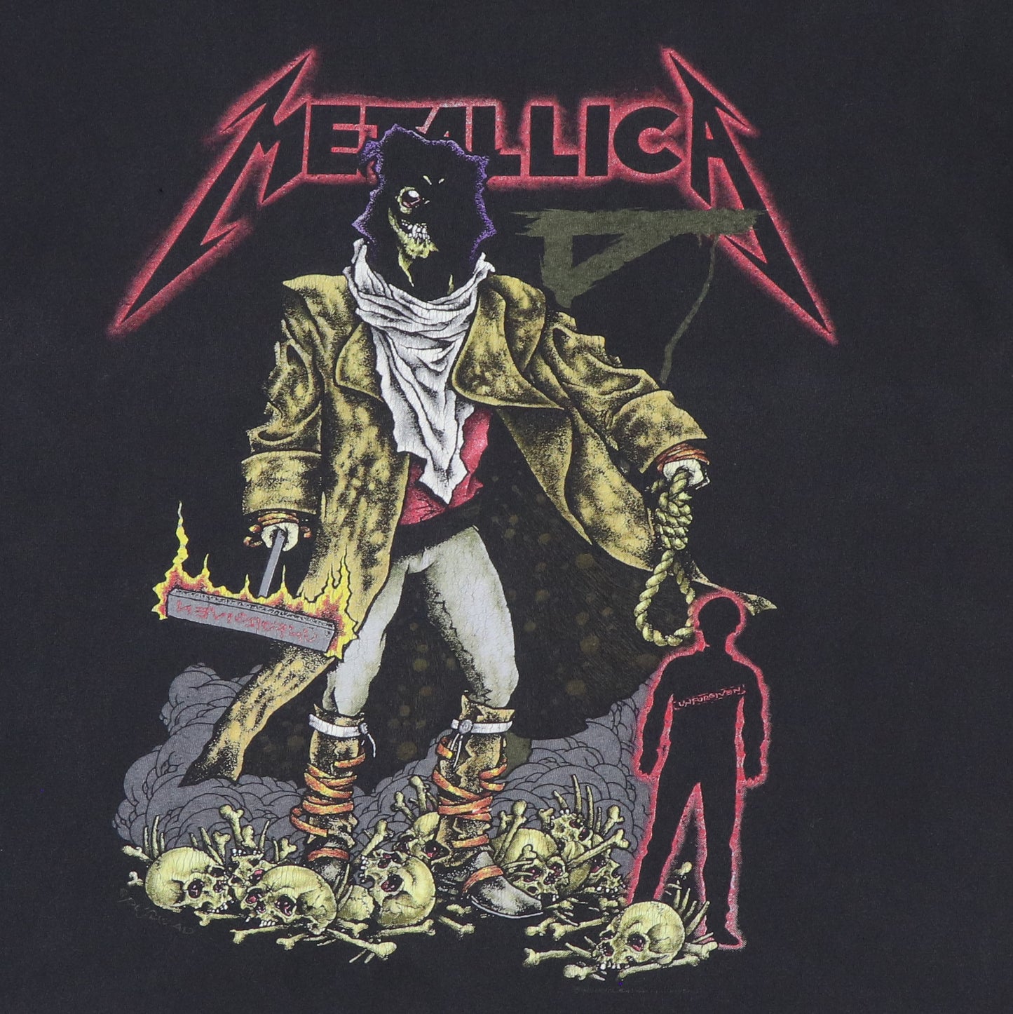 1992 Metallica Unforgiven Shirt