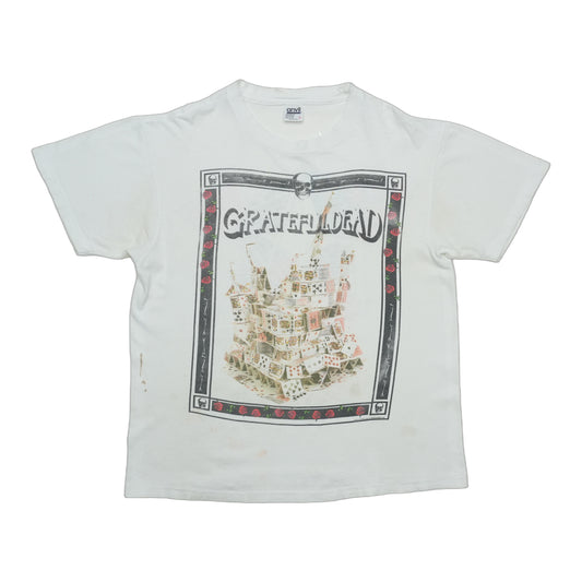 1990s Grateful Dead House of Cards Shirt Front