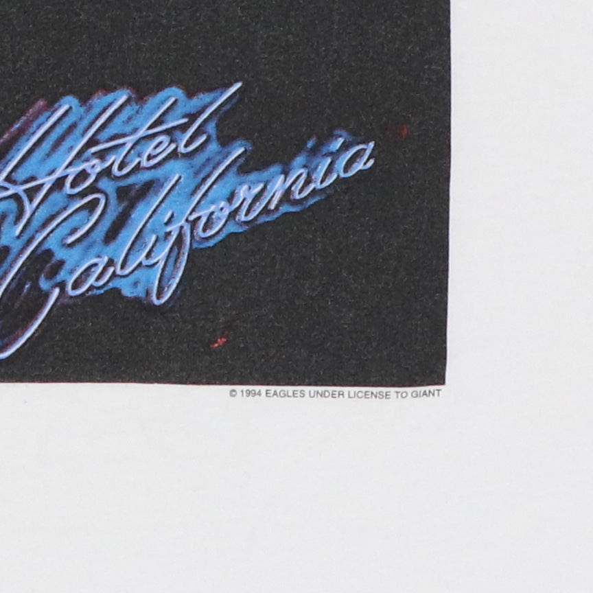 1996 Eagles Hotel California Hell Freezes Over Tour Shirt