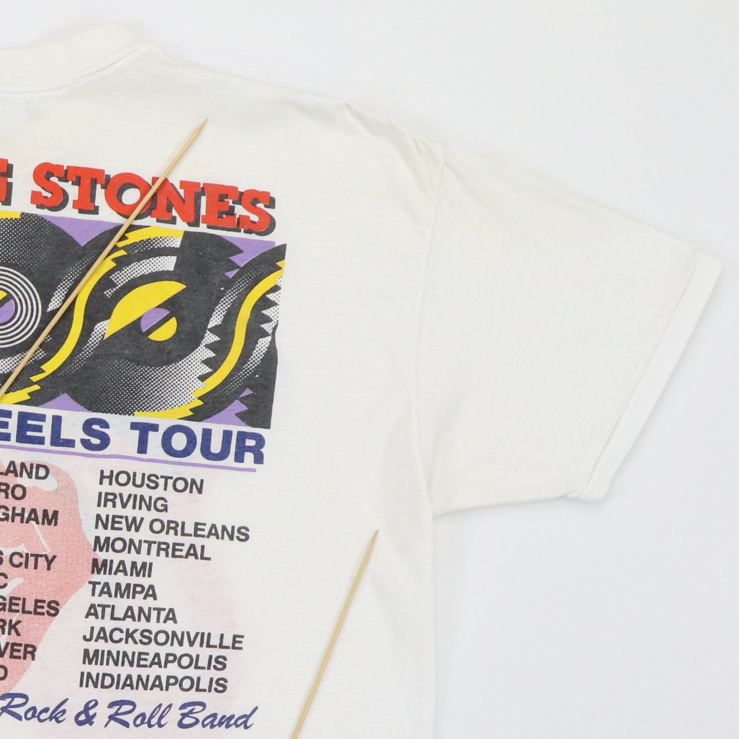 1989 Rolling Stones Steel Wheels Tour Shirt
