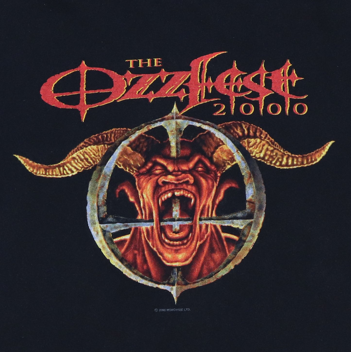 2000 Ozzfest Tour Shirt