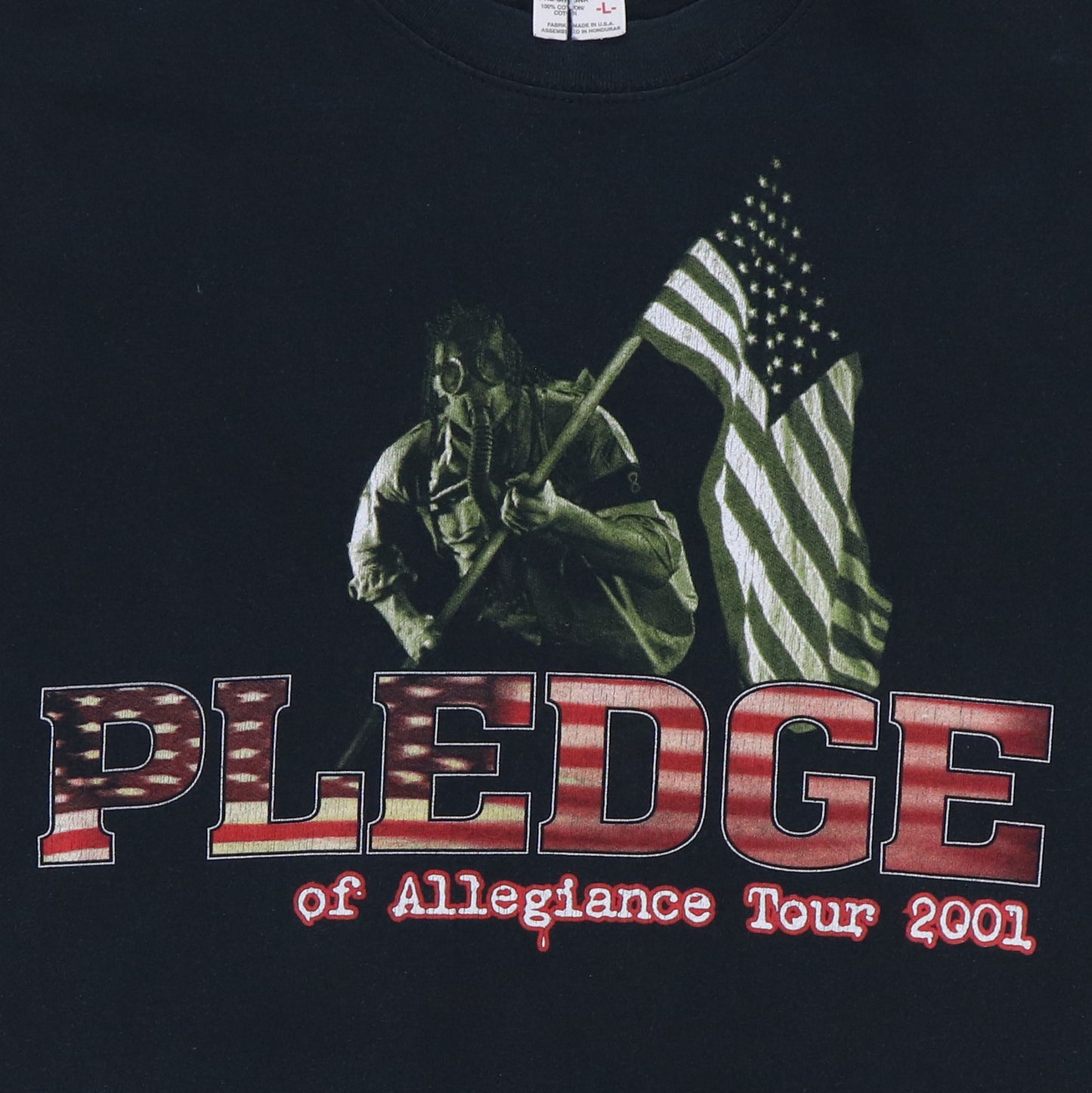 2001 Pledge Of Allegiance Tour Shirt