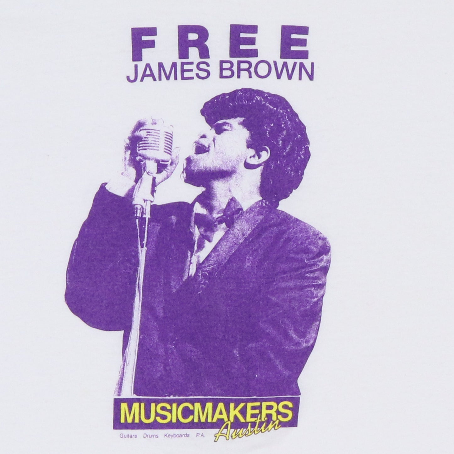 1980s James Brown Musicmakers Austin Shirt