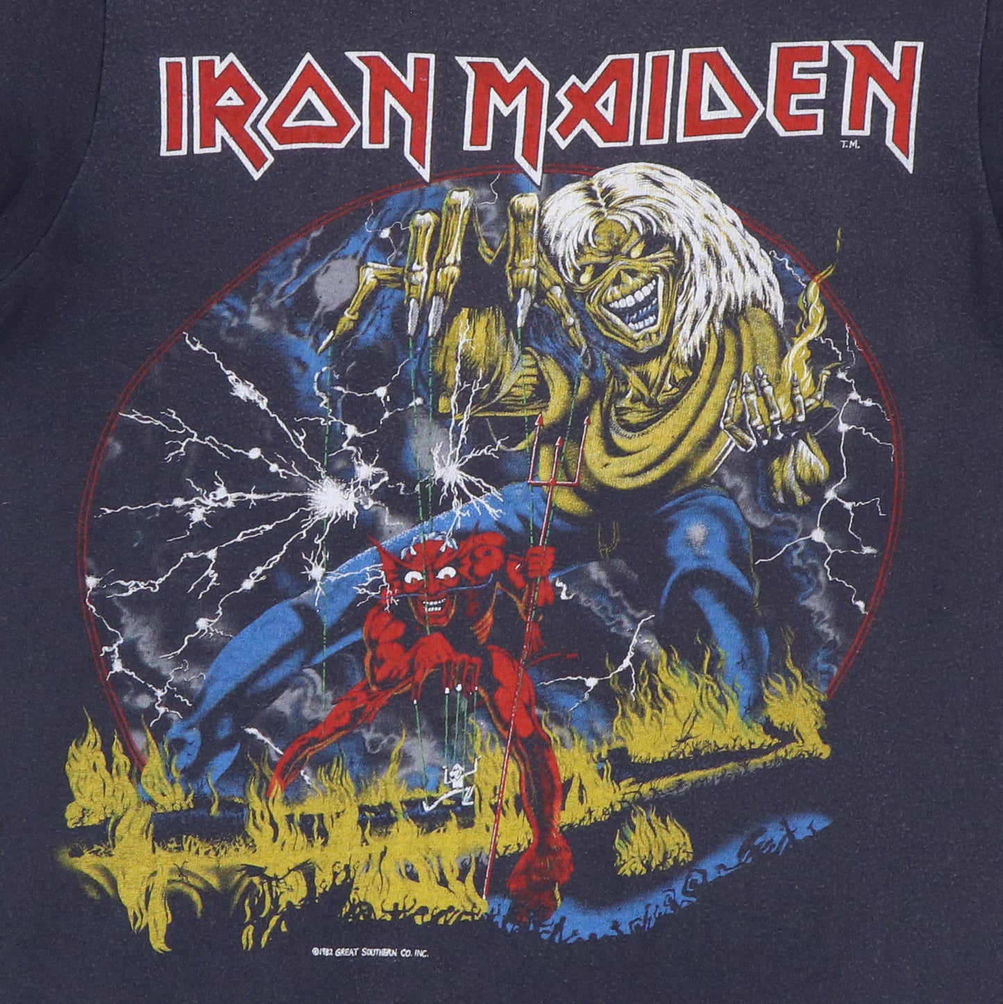 1982 Iron Maiden Number Of The Beast Shirt