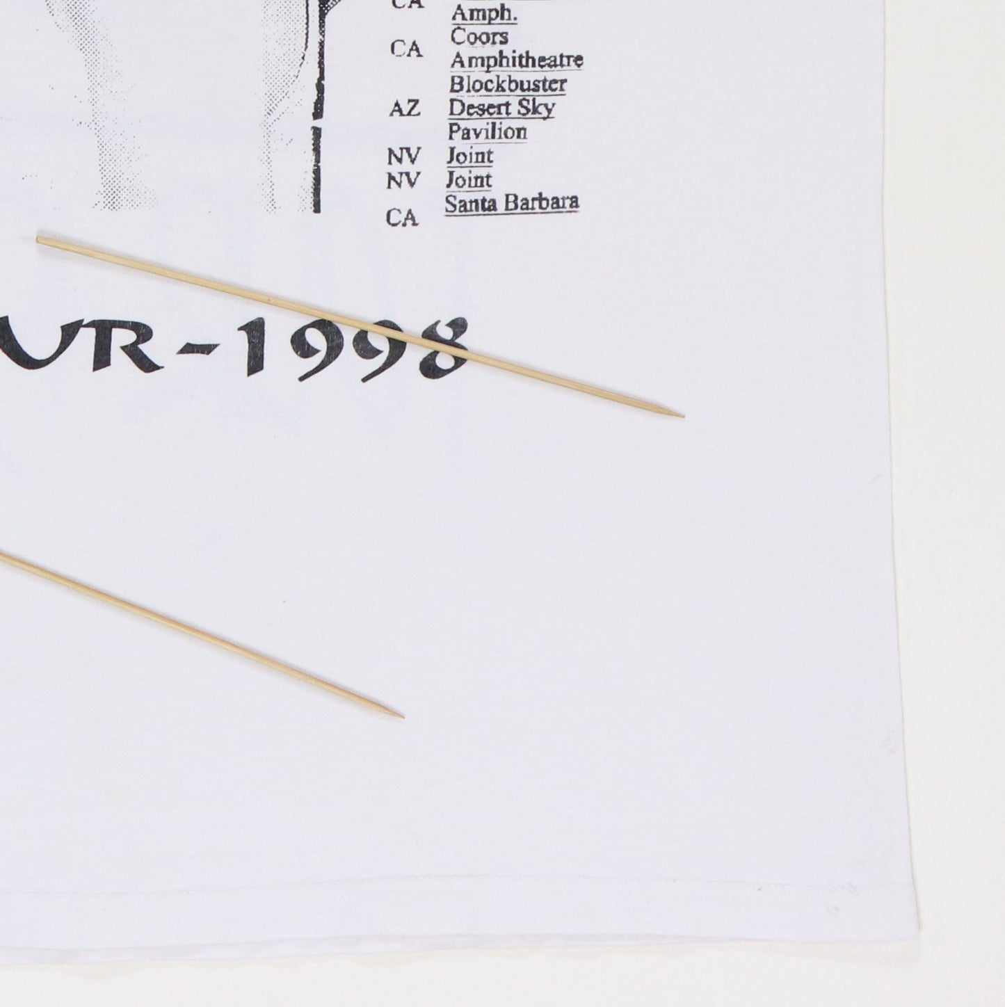 1998 Shania Twain Tour Shirt