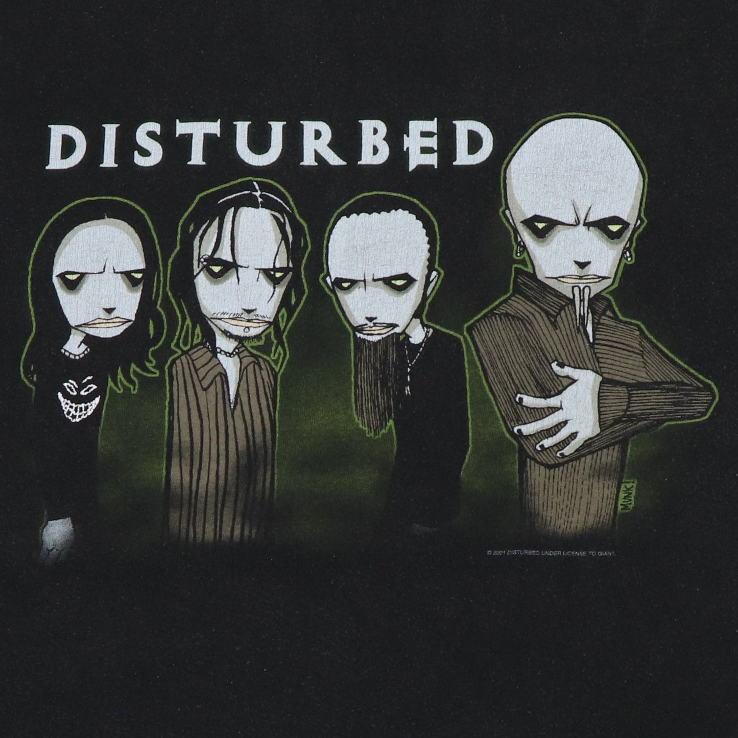 2001 Disturbed Shirt Detail