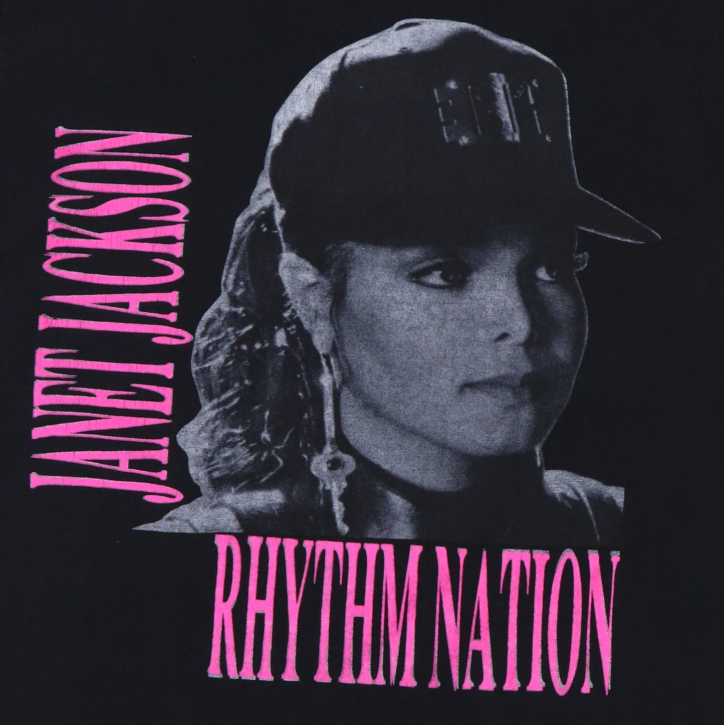 1990 Janet Jackson Rhythm Nation Tour Shirt