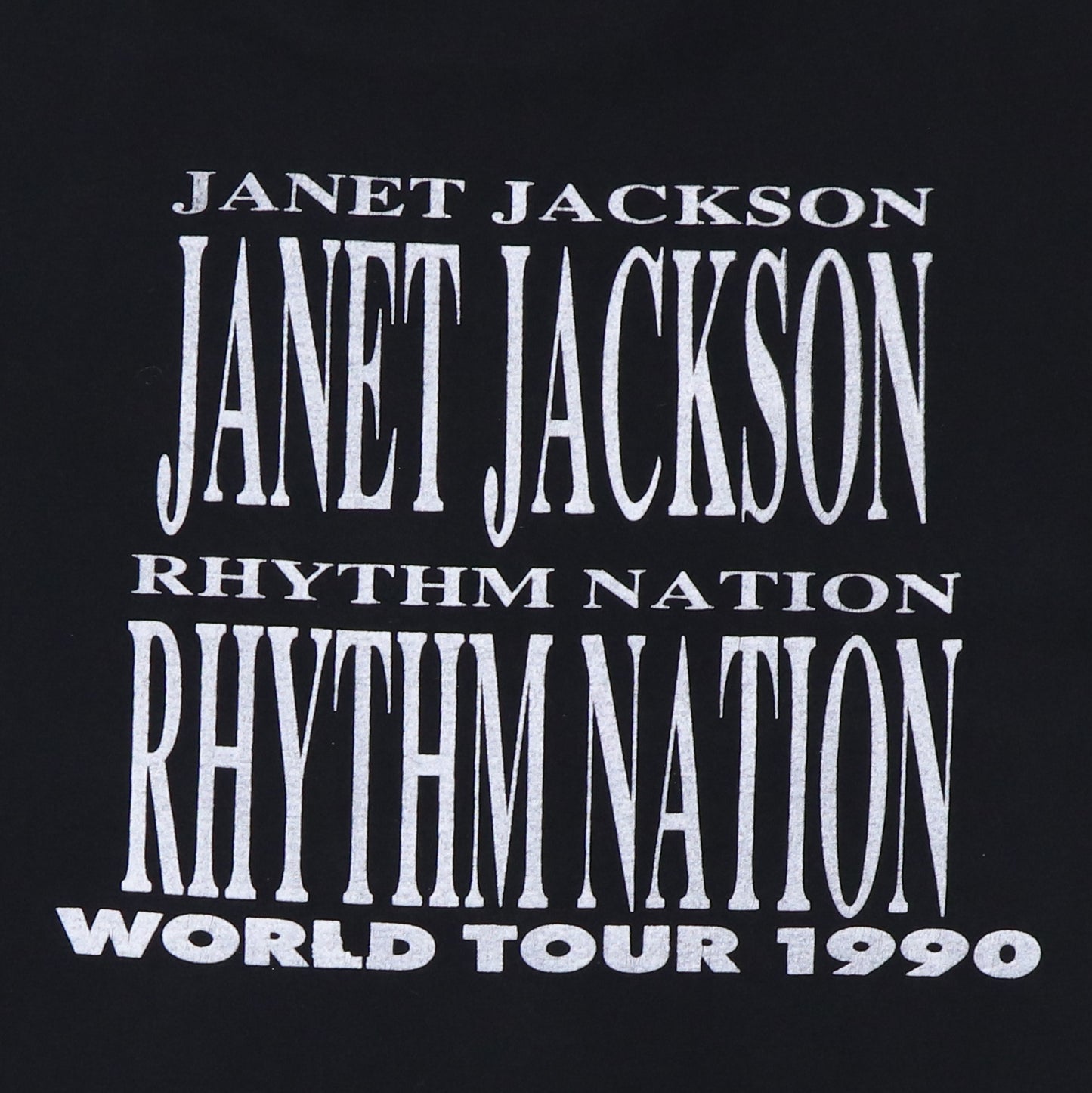 1990 Janet Jackson Rhythm Nation Tour Shirt