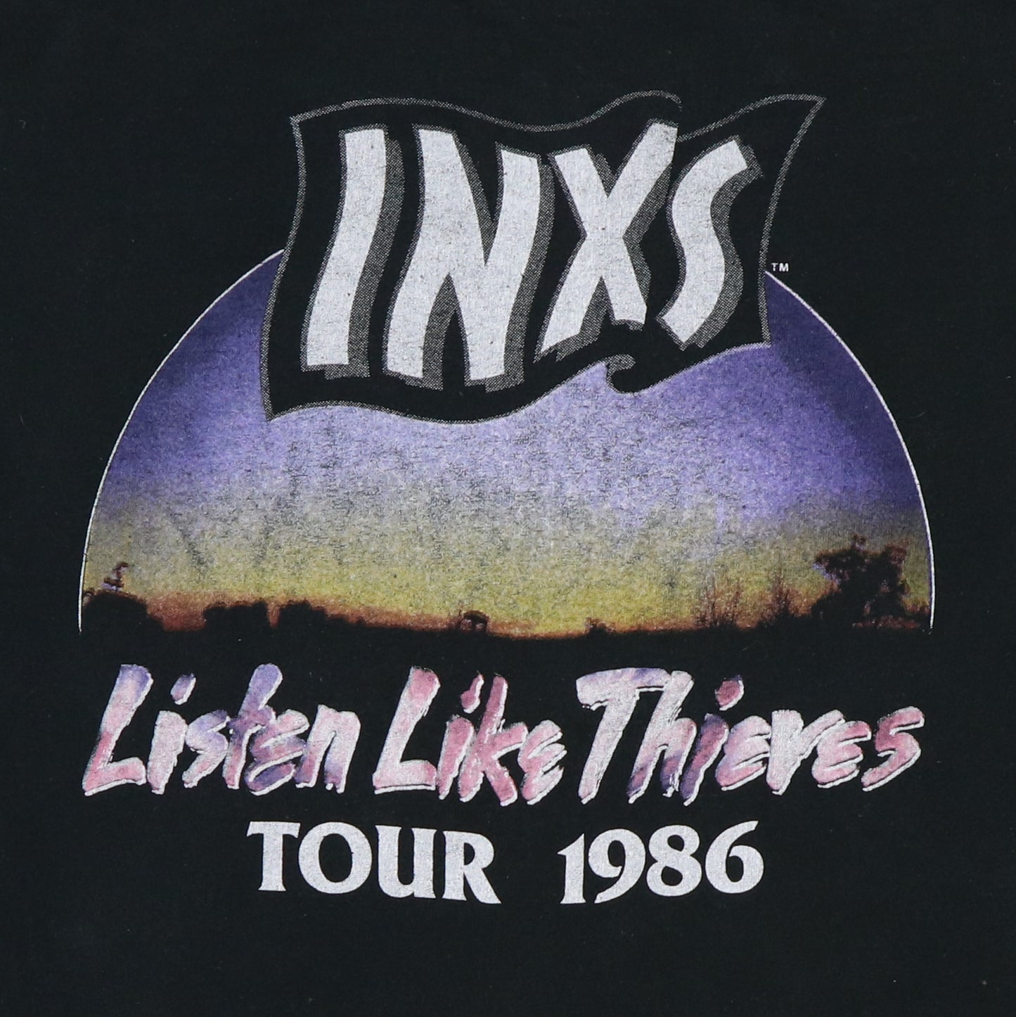 1986 INXS Listen Like Thieves Tour Shirt