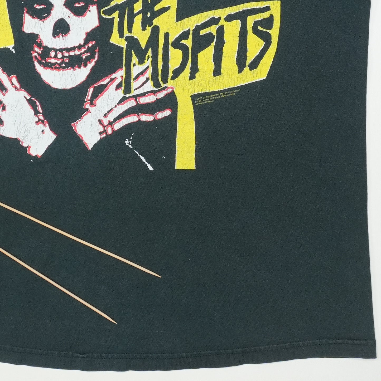 2005 The Misfits Horror Business Shirt Detail