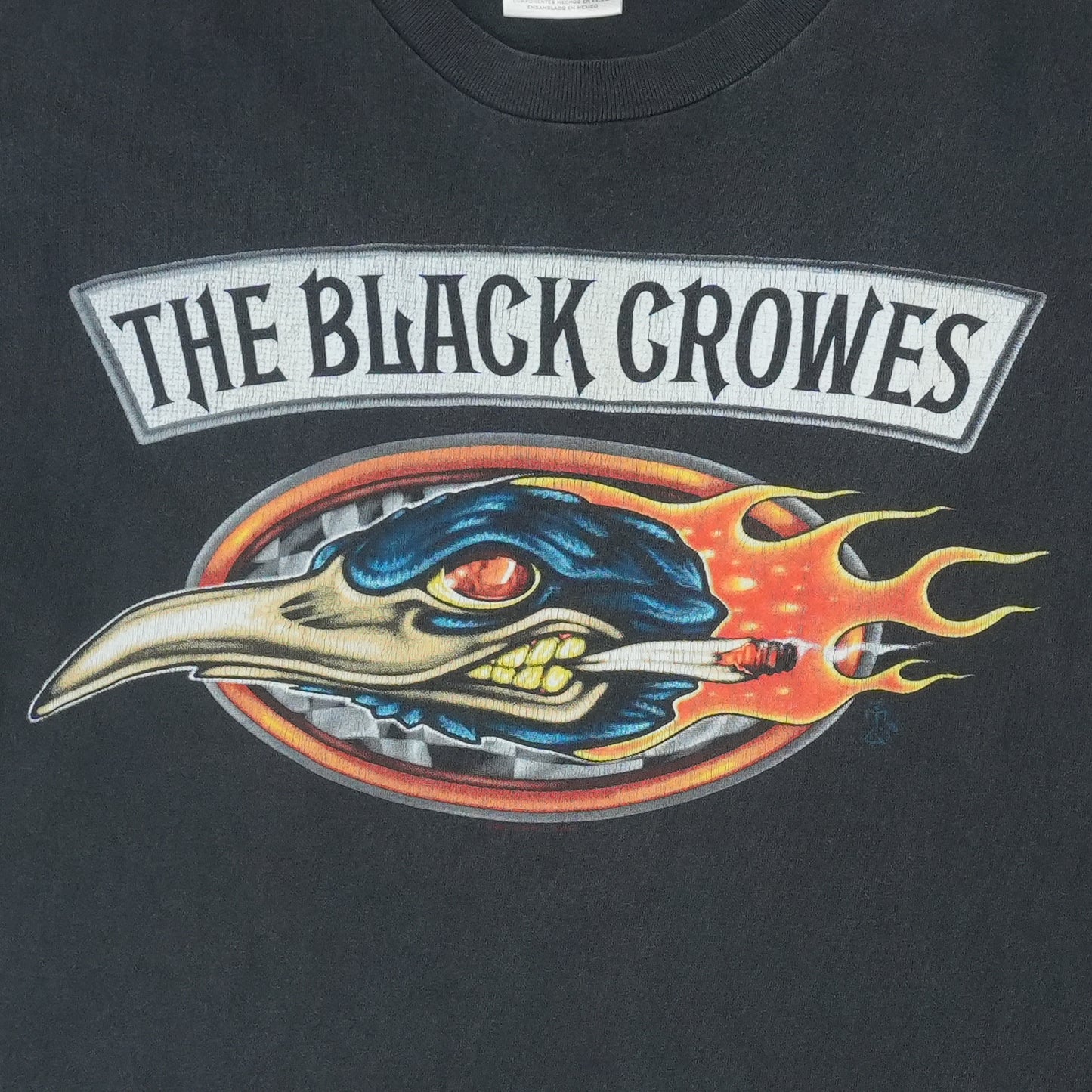 1999 Black Crowes Souled Out Shirt Detail