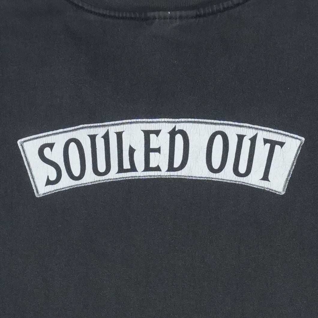 1999 Black Crowes Souled Out Shirt Detail