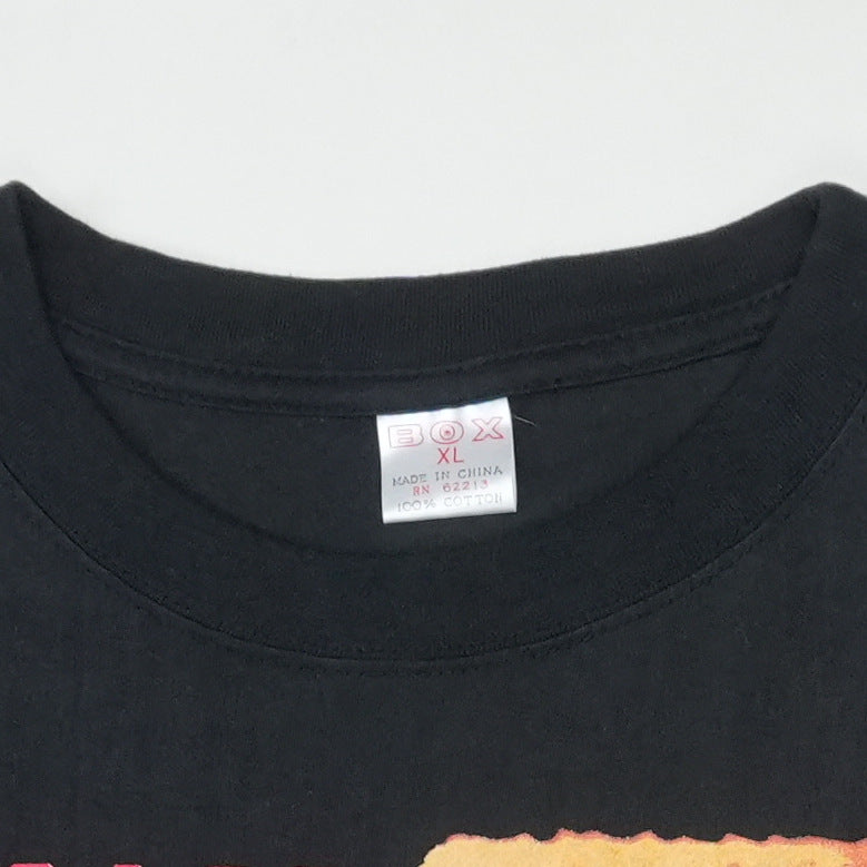 1990s Chicago Bulls Rap Tee Shirt Detail
