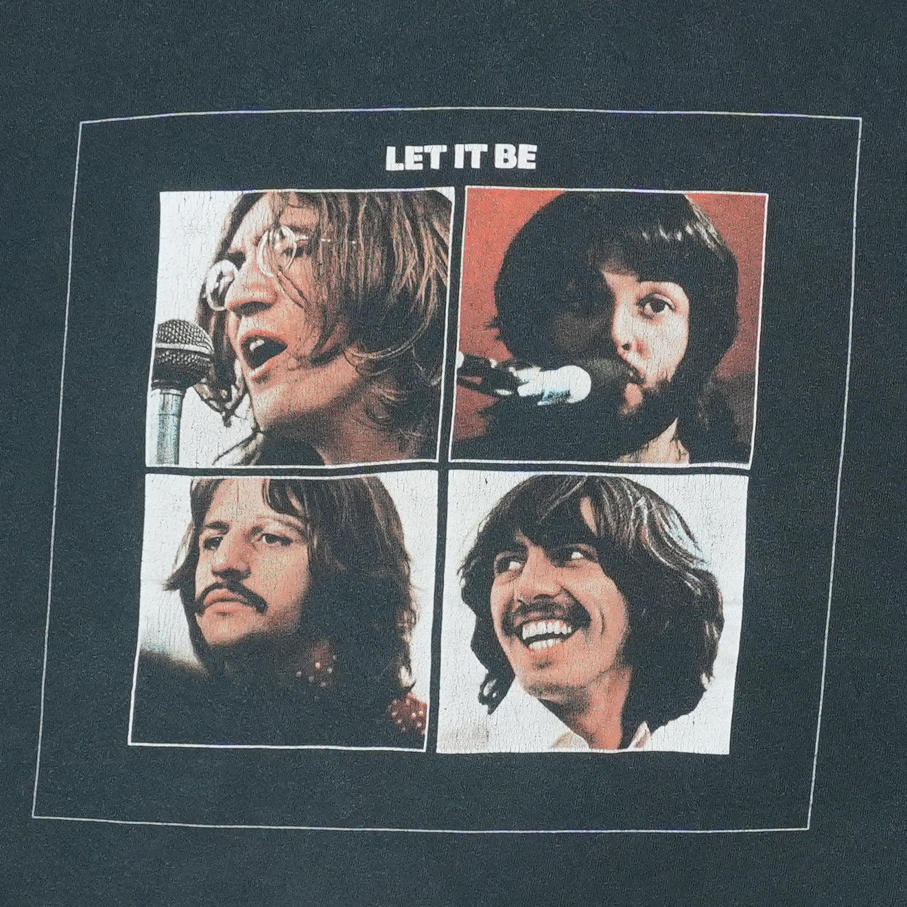 2005 The Beatles Let It Be Shirt Detail